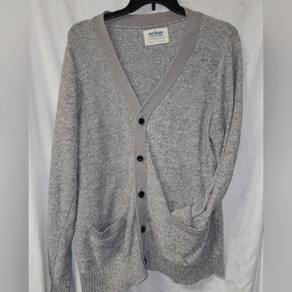 Taupe Mens Cardigan XL